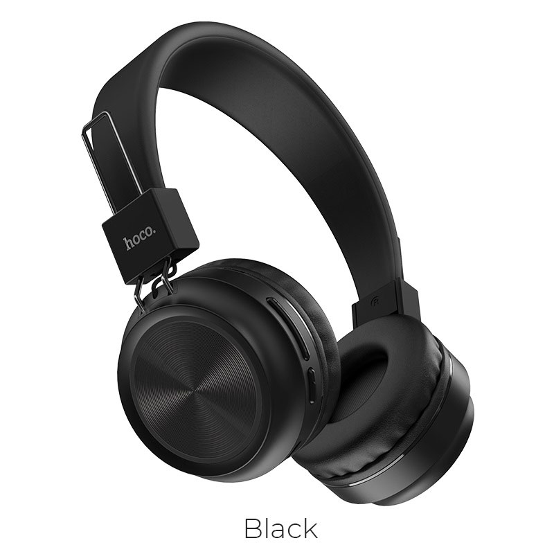 hoco w25 promise wireless headphones black