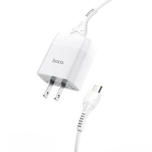 Bộ sạc nhanh 2 cổng Hoco C73 Micro 12W