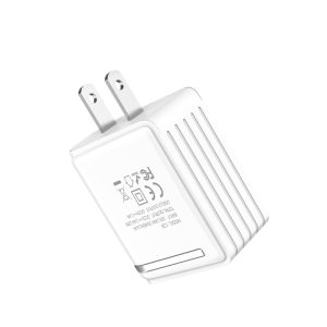 Củ sạc nhanh Hoco C39 12W, 2 USB có đèn báo