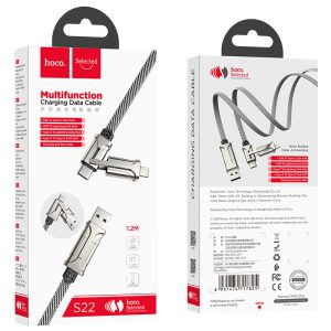 Cáp sạc nhanh 4 in 1 Hoco S22