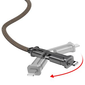 Cáp sạc nhanh 4 in 1 Hoco S22