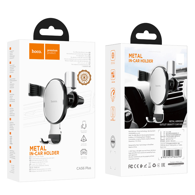 Giá đỡ kẹp cửa gió xe hơi Hoco CA56 Plus