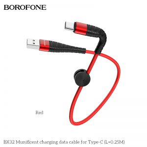 Cáp sạc nhanh Borofone BX32 Type C 25cm giá sỉ