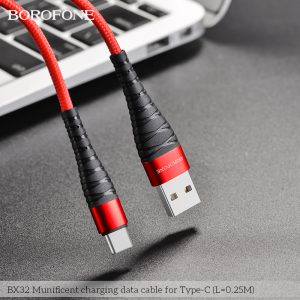Cáp sạc nhanh Borofone BX32 Type C 25cm giá sỉ
