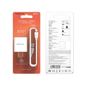 Bộ sạc nhanh Borofone BA20 Micro 10.5W
