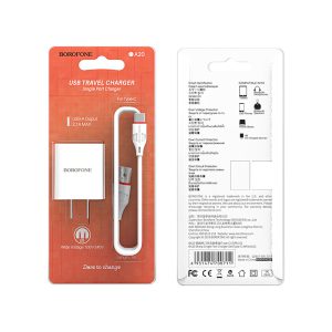 Bộ sạc nhanh Borofone BA20 Type C 10.5W
