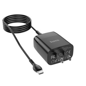 Bộ sạc nhanh 2 cổng màn hình led Hoco C86 Type C