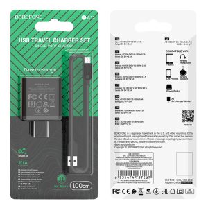 Bộ sạc nhanh Borofone BA52 Micro 10.5W