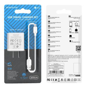 Bộ sạc nhanh Borofone BA52 Type C 10.5W