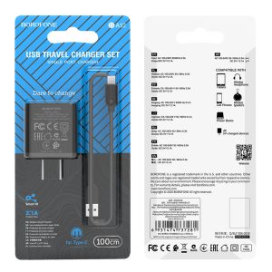 Bộ sạc nhanh Borofone BA52 Type C 10.5W