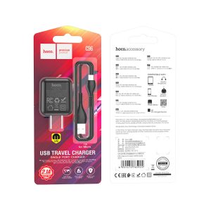 Bộ sạc nhanh Hoco C96 Micro 10.5W