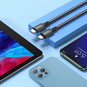 Cáp sạc nhanh Hoco X14 Type C to IP PD20W dài 2M