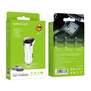 Tẩu sạc xe hơi Borofone BZ15 12W