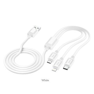 Cáp sạc nhanh 3 in 1 Hoco X74