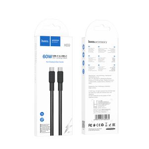 Cáp sạc nhanh Hoco X69 Type C to Type C 60W