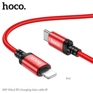 Cáp sạc nhanh PD20W Hoco X89 Type C to IP giá sỉ