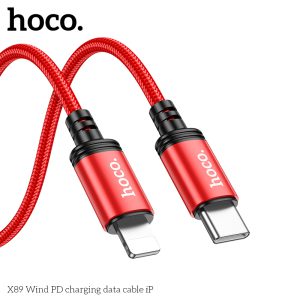 Cáp sạc nhanh PD20W Hoco X89 Type C to IP giá sỉ