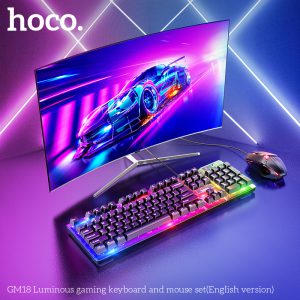 Bộ bàn phím chuột Hoco GM18 dạ quang