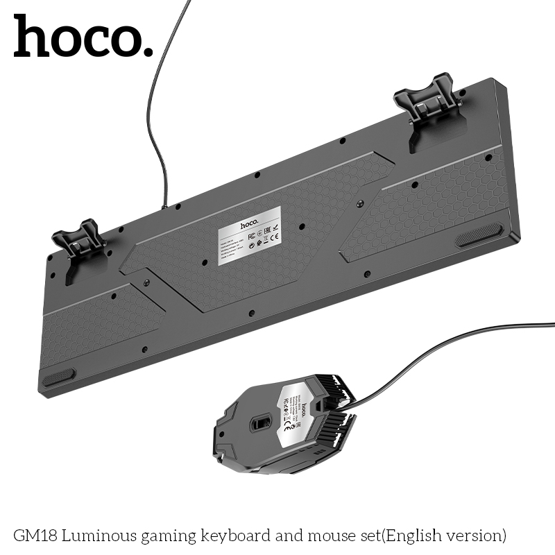 Bộ bàn phím chuột Hoco GM18 dạ quang