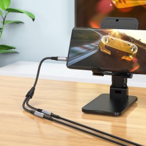 Cáp âm thanh 2 in 1 Hoco UPA21 (1 đầu đực sang 2 đầu cái)