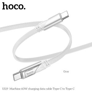 Cáp sạc nhanh Hoco U119 60W Type C to Type C