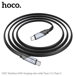 Cáp sạc nhanh Hoco U119 60W Type C to Type Cpe C to Type C