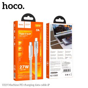 Cáp sạc nhanh Hoco U119 PD27W Type C to Lightning