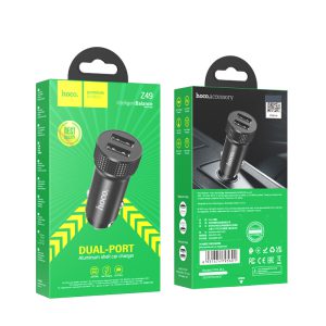 Tẩu sạc xe hơi Hoco Z49 2,4A 2 cổng