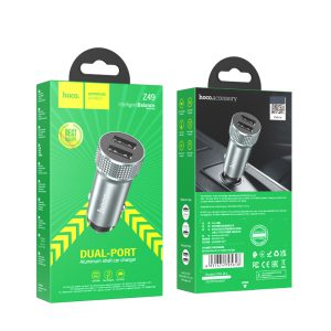 Tẩu sạc xe hơi Hoco Z49 2,4A 2 cổng
