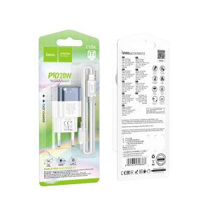 Bộ sạc nhanh Hoco C125A Type C to IP PD20W