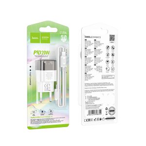 Bộ sạc nhanh Hoco C125A Type C to IP PD20W