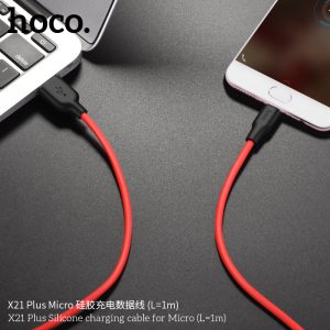 Cáp sạc Silicon X21 Plus Micro 2.4A dài 1M