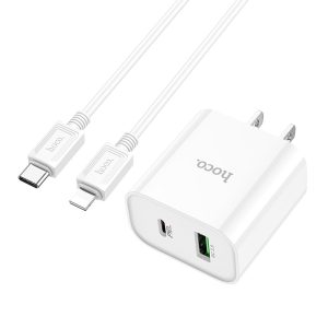 Bộ sạc nhanh Hoco C80 Plus Type C to IP PD20W