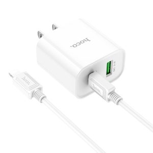 Bộ sạc nhanh Hoco C80 Plus Type C to IP PD20W