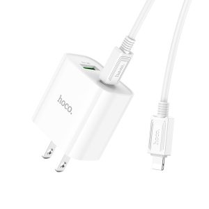 Bộ sạc nhanh Hoco C80 Plus Type C to IP PD20W
