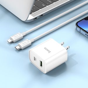 Bộ sạc nhanh Hoco C80 Plus Type C to IP PD20W