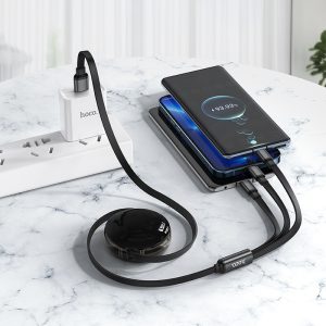 Cáp sạc đa năng rút gọn Hoco X78 3 in 1