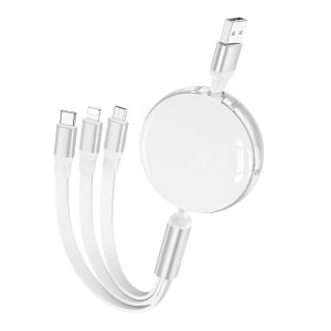 Cáp sạc đa năng rút gọn Hoco X78 3 in 1