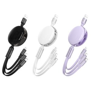 Cáp sạc đa năng rút gọn Hoco X78 3 in 1
