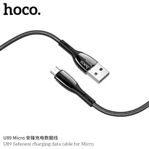 Cáp sạc nhanh có đèn báo Hoco U89 Micro