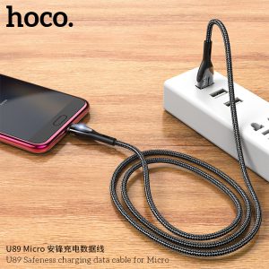 Cáp sạc nhanh có đèn báo Hoco U89 Micro