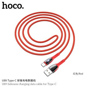 Cáp sạc nhanh có đèn báo Hoco U89 Type C