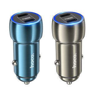 Tẩu sạc ô tô Hoco Z48 40W cổng kép (2C)
