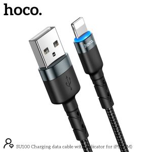 Cáp sạc nhanh có đèn báo Hoco SU100 IP giá sỉ