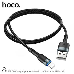 Cáp sạc nhanh có đèn báo Hoco SU100 IP giá sỉ