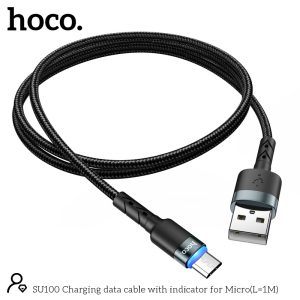 Cáp sạc nhanh có đèn báo Hoco SU100 Micro giá sỉ