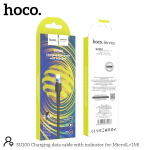 Cáp sạc nhanh có đèn báo Hoco SU100 Micro giá sỉ