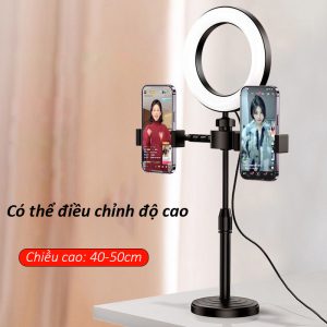 Đèn live stream để bản 2 kẹp giá sỉ