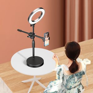 Giá đỡ quay chụp ảnh, livetream tích hợp đèn
