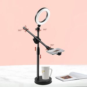 Giá đỡ quay chụp ảnh, live tream tích hợp đèn